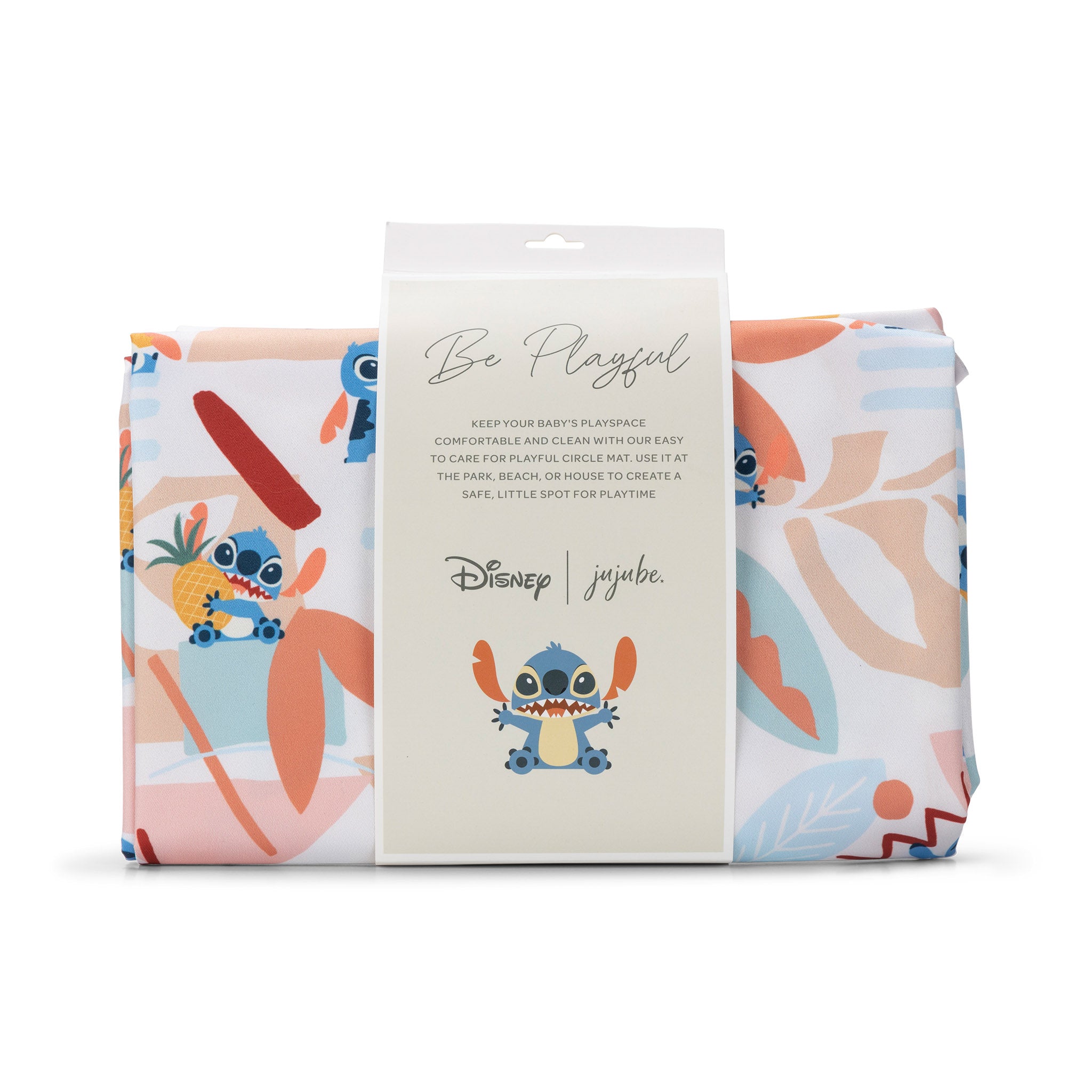 JuJuBe x Disney Stitch in Paradise Collection Backpack - Cute Disney Lilo & Stitch Themed Diaper Bag for Moms | Perfect for Travel, Daycare & Disney Vacations