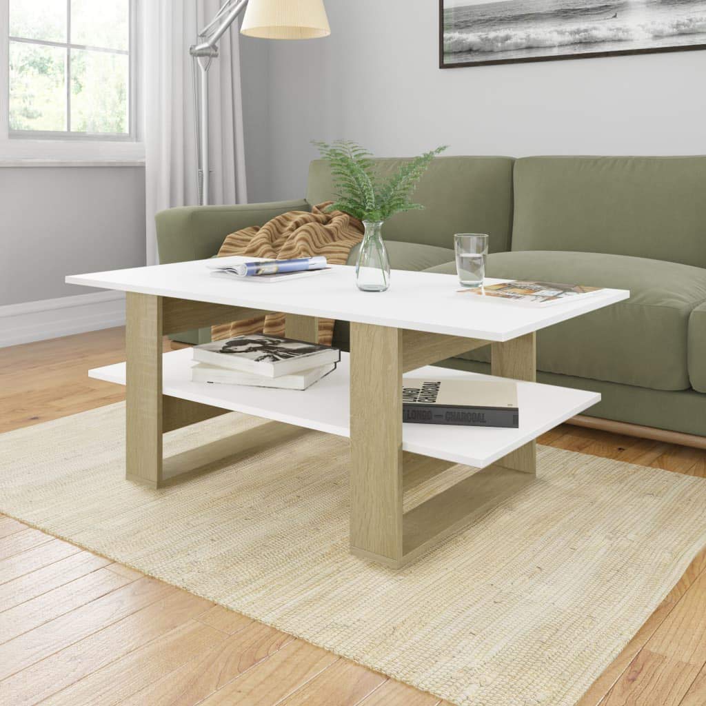 Modern End Table with Storage - 43.3