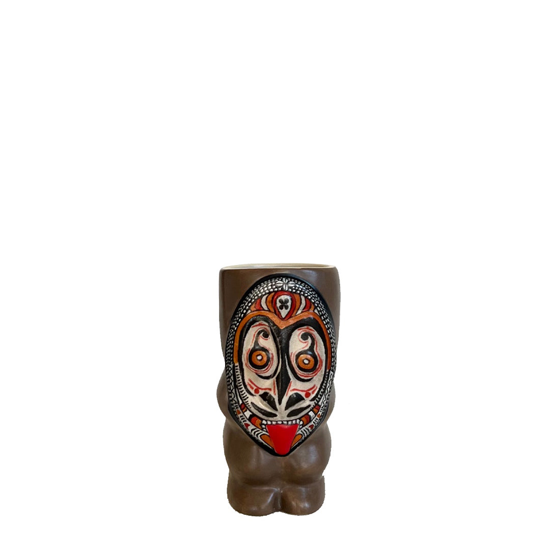 SEPIK RIVER MINI Handmade Tribal Art Carving - Authentic Papua New Guinea Wooden Sculpture for Home Decor & Gift | Perfect for Living Room, Office & Cultural Display
