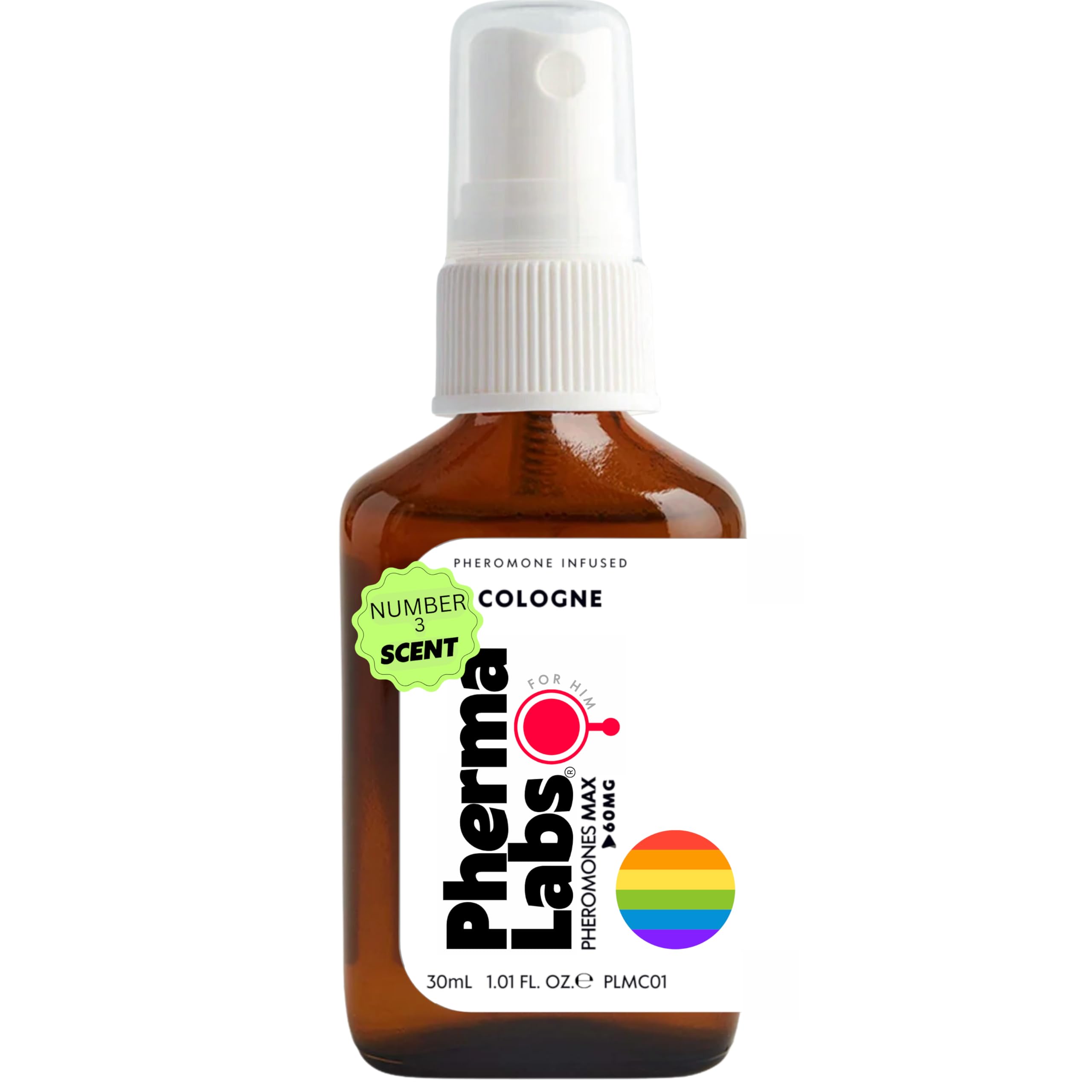 Premium Pheromone Cologne for Men - Gay Scent No.3 Attract & Seduce, 1oz Bottle | Nightlife, Dating & Confidence Booster