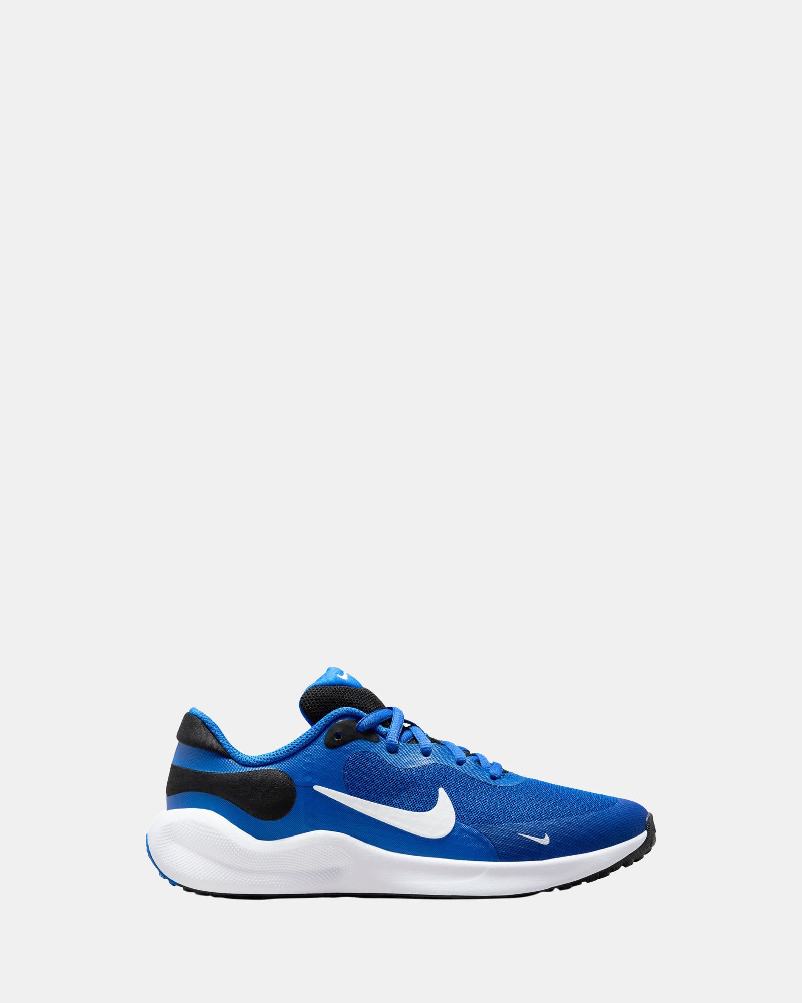 Revolution 7 Grade School Basketball Shoes - Royal/White/Black - Perfect for Indoor & Outdoor Court Play, Training, and Casual Wear