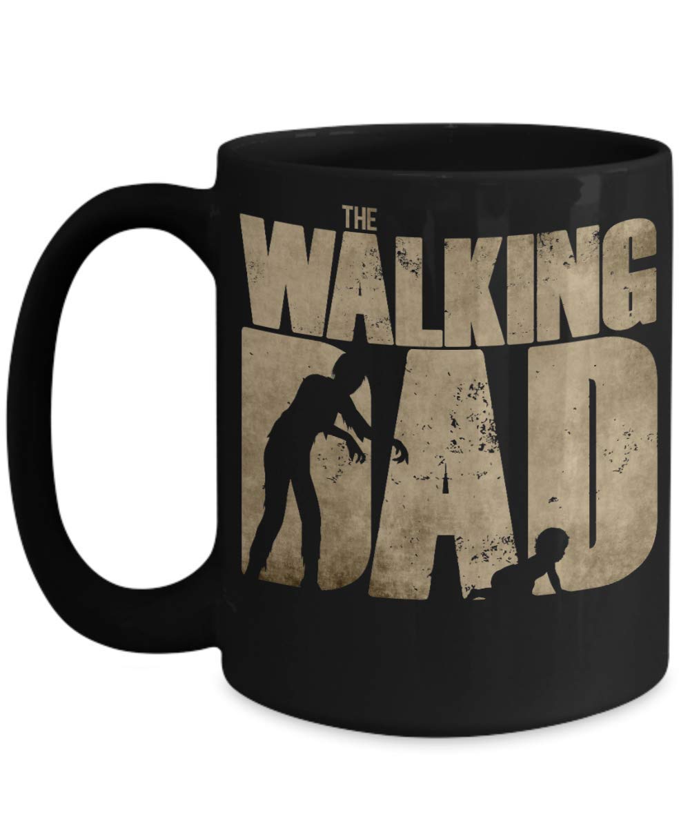 Funny Dad Coffee Mug - The Walking Dad Novelty Gift for Father's Day, Birthday - Perfect for Office, Home & Gifting