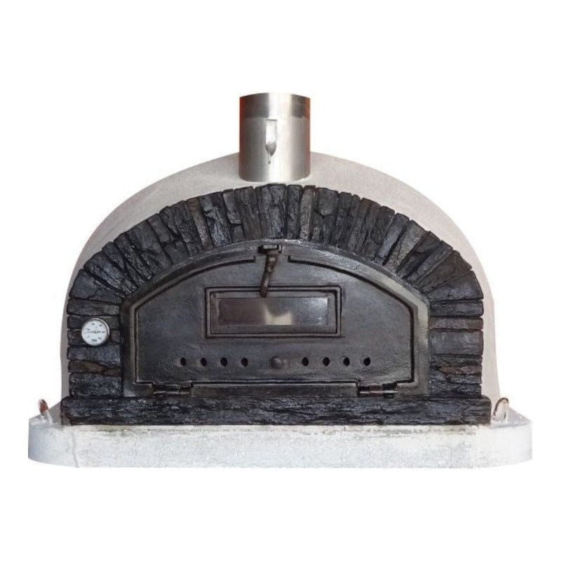 Buena Ventura Premium Black Brick Wood Fired Pizza Oven - Outdoor Backyard Cooking, Italian Style Pizza Making, Perfect for Patio & Garden Parties