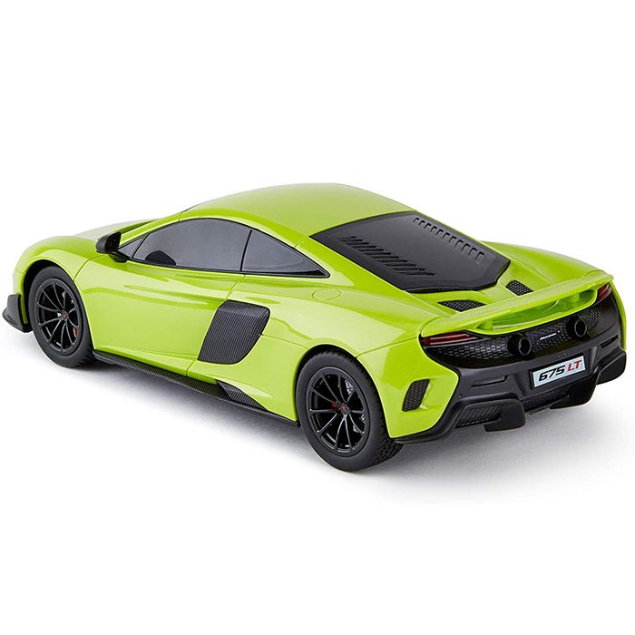 McLaren 675LT Coupe 1:14 Scale Remote Control Car - High Speed Electric RC Racing Car for Adults & Kids - Green Replica Sports Car for Indoor & Outdoor Play