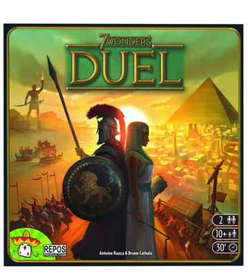 7 Wonders Duel Board Game - Award-Winning Strategy Game for 2 Players | Perfect for Family Game Nights & Competitive Play