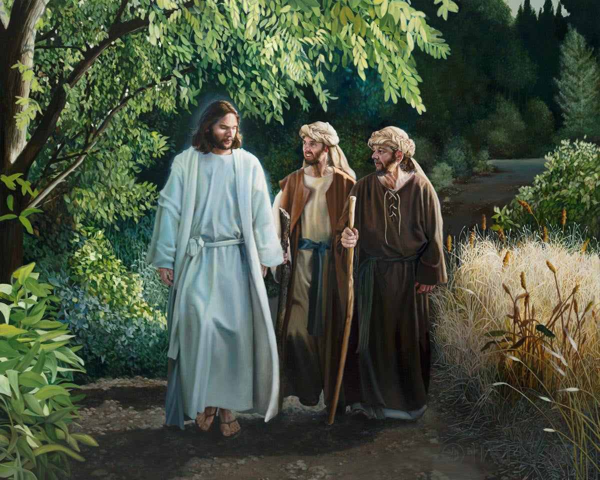 Emmaus By Liz Lemon Swindle - Inspirational Christian Wall Art for Home & Church Decor | Perfect for Living Room, Bedroom & Office