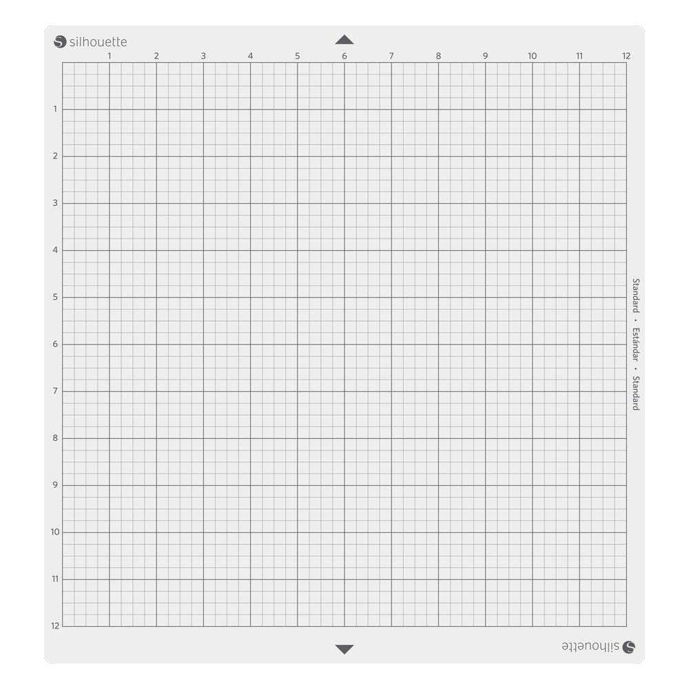 Silhouette America 12 Inch Cameo Cutting Mat - 1 Pack | Premium Self-Healing Craft Mat for Vinyl, Paper, Fabric | Perfect for DIY Projects, Scrapbooking & Home Decor
