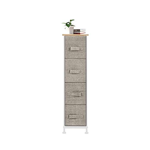 BOERLKY 4-Drawer Vertical Storage Tower - Slim 7.9