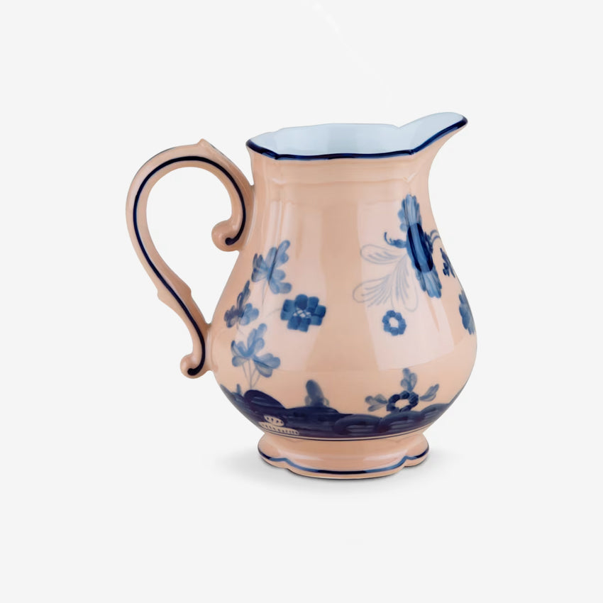 Ginori 1735 Oriente Italiano Porcelain Milk Jug - Elegant Coffee & Tea Serving Pitcher for Breakfast, Afternoon Tea, and Home Decor