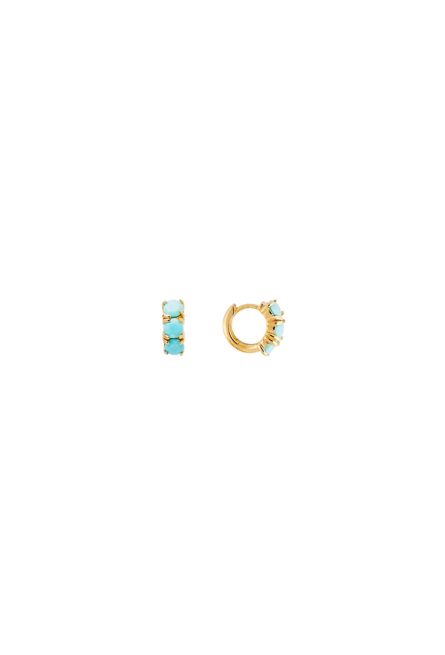 Fairley Amazon Huggie Earrings - 14K Gold Hoop Huggies for Women - Perfect for Everyday Wear, Work & Special Occasions