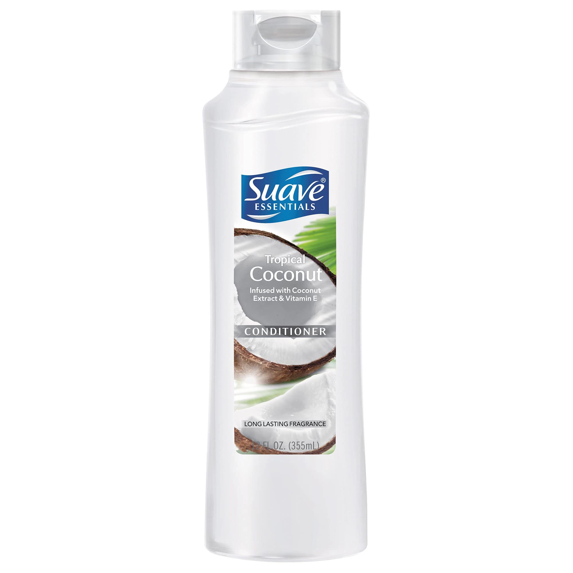 Wholesale Suave Conditioner 12oz Tropical Coconut - Hydrating Hair Care for Dry & Damaged Hair - Perfect for Salons, Spas & Retail Stores