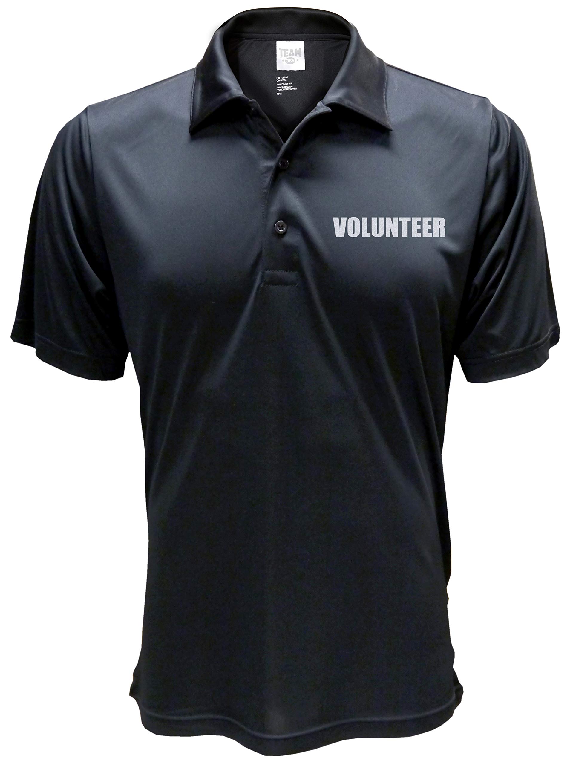 Smart People Clothing Volunteer Reflective Performance Polo Shirt - High Visibility Workwear for Safety & Comfort in Outdoor Activities