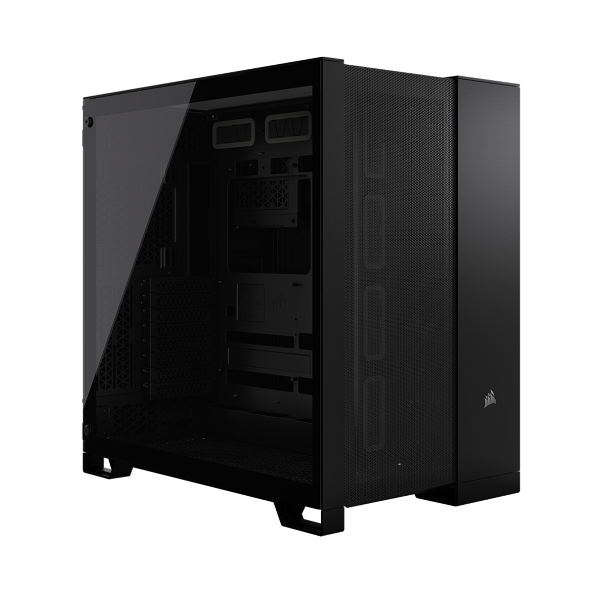 Corsair 6500D Airflow Mid Tower PC Case - Tempered Glass Side Panel, Black | High Airflow Design for Gaming & Workstation Builds