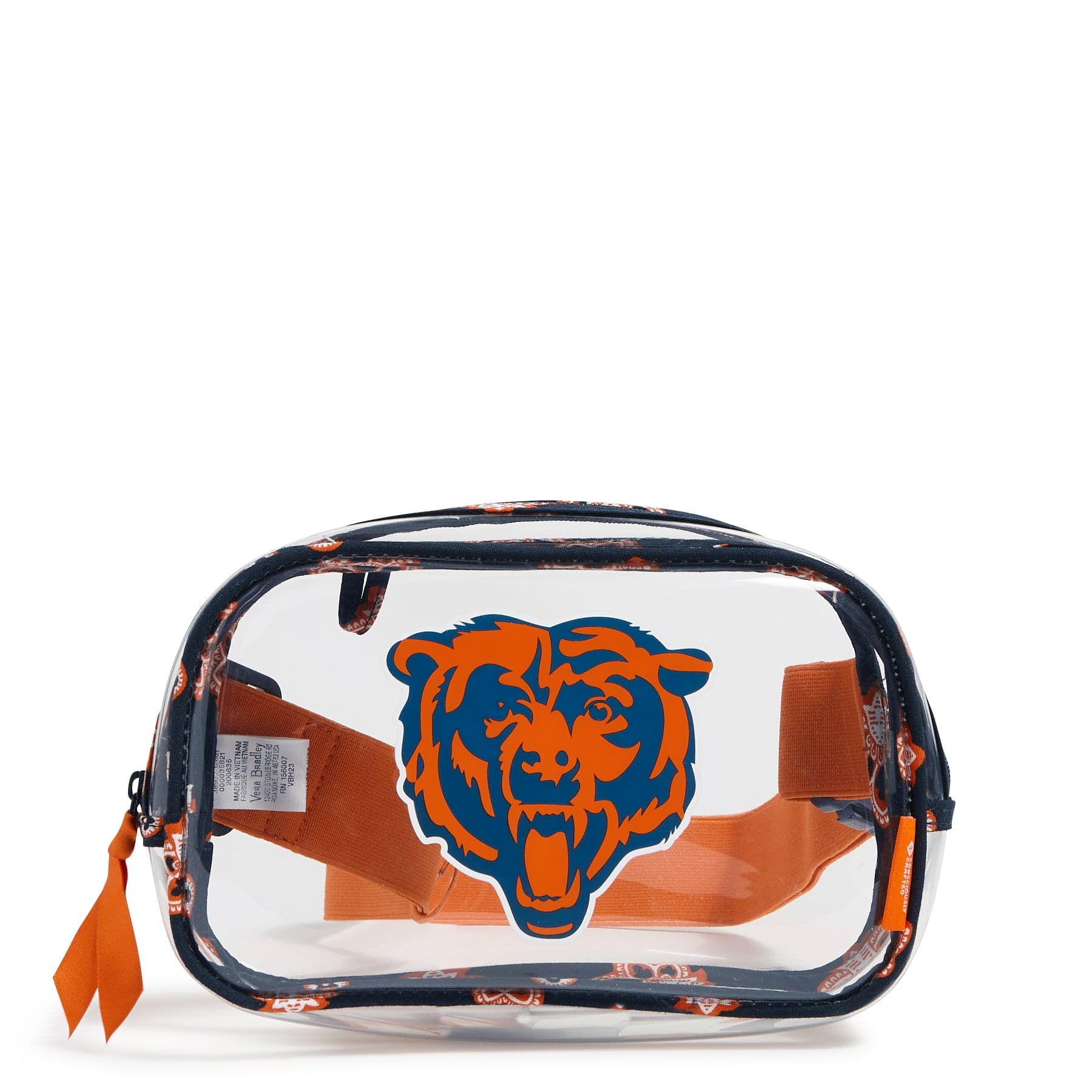 NFL Clear Small Belt Bag - Stylish Waist Pack for Football Games, Concerts & Travel - Hands-Free Crossbody Fanny Pack for Men & Women