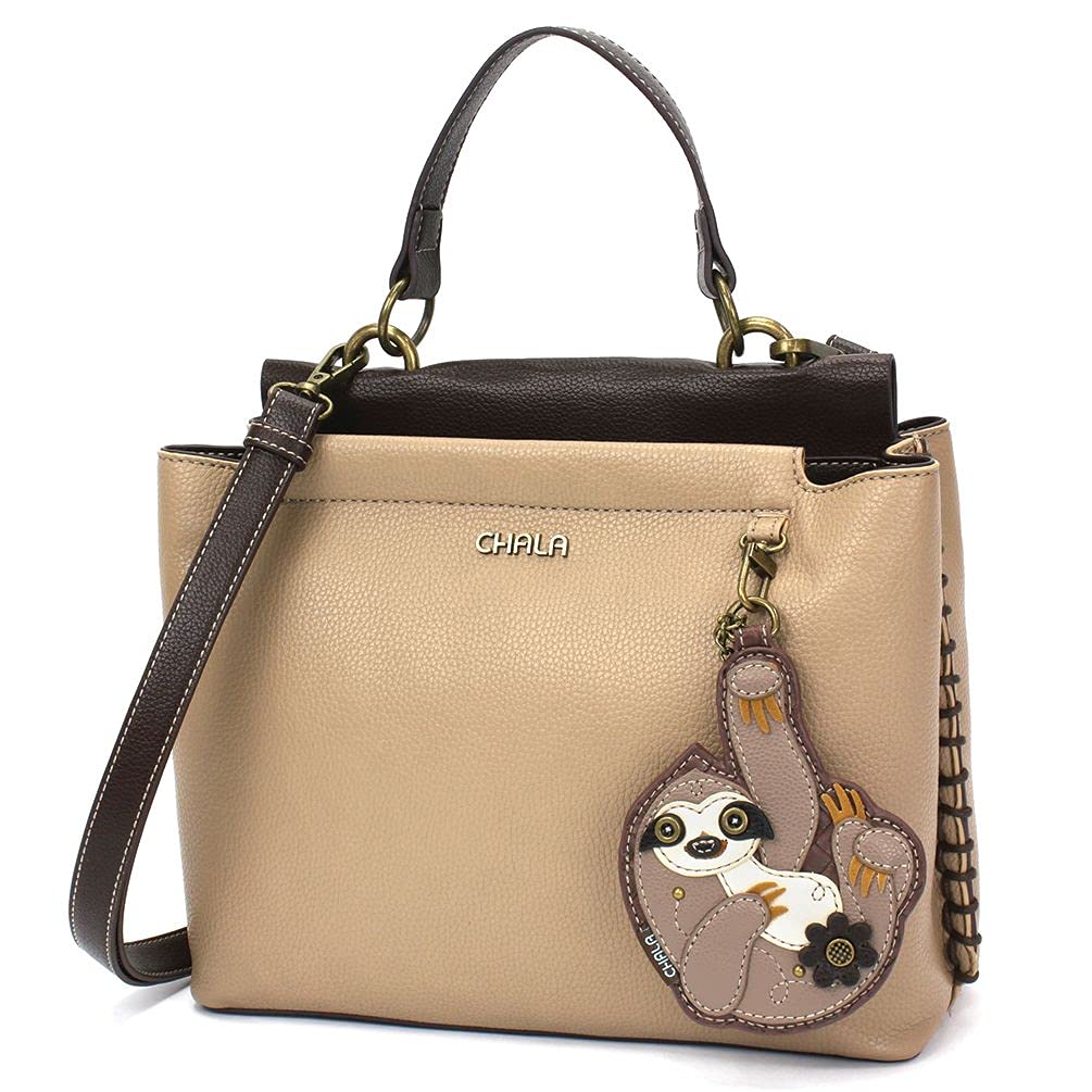 Chala Sloth Print Crossbody Handbag for Women - Stylish & Lightweight Shoulder Bag - Perfect for Travel, Shopping, and Everyday Use