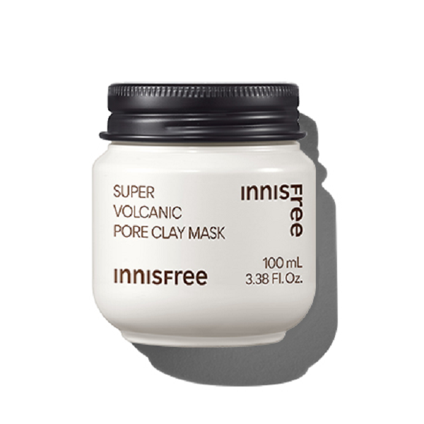 Innisfree Super Volcanic Pore Clay Mask - Deep Cleansing & Purifying for Acne-Prone Skin | Korean Skincare for Blackheads & Oil Control | Perfect for Weekly Detox & Self-Care Routine