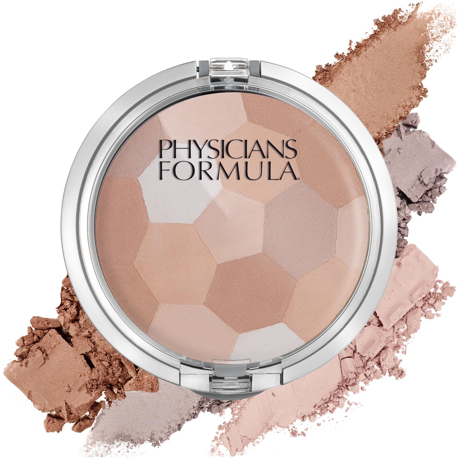 Physicians Formula Multi-Colored Pressed Finishing Powder - Translucent Setting Powder Palette for Natural Coverage | Dermatologist & Clinically Tested | Perfect for Daily Makeup & Professional Contouring