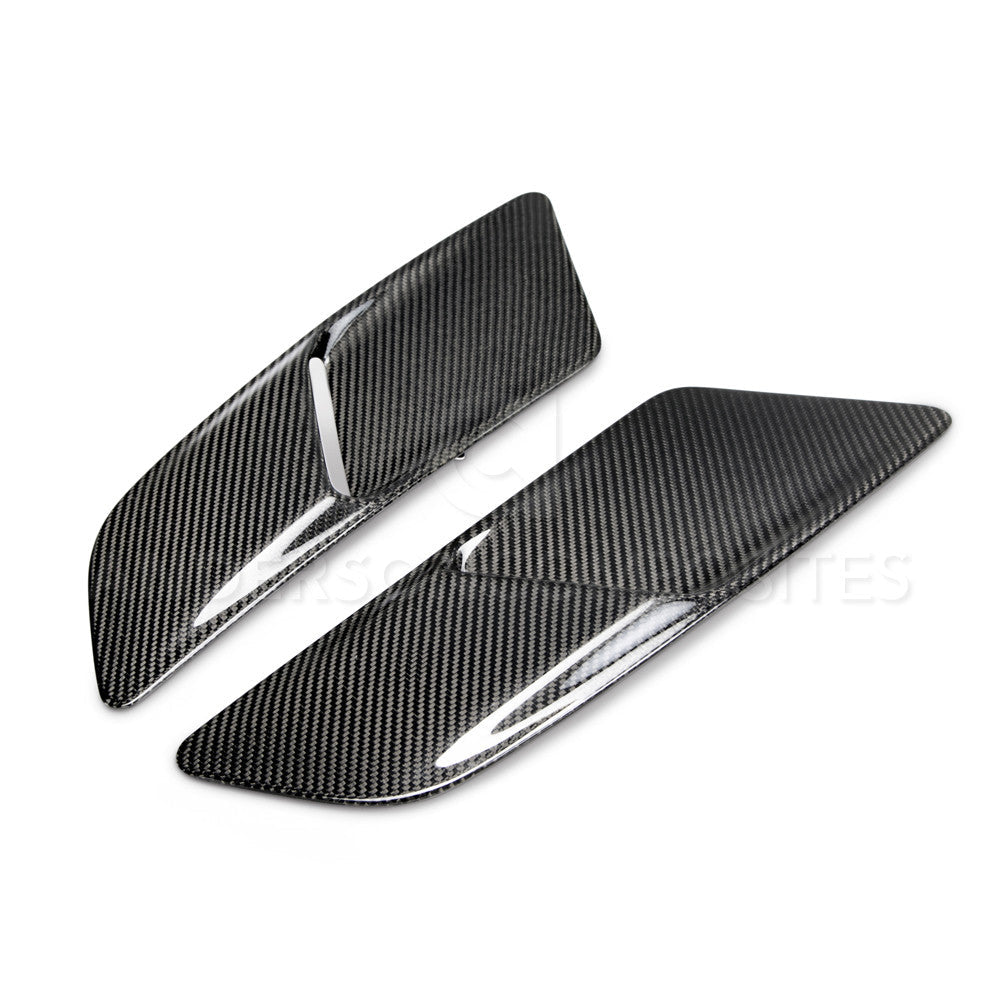 2015-2017 Ford Mustang Front Lower Grille Replacement - Anderson Composites AC HV15FDMUGT OEM Style Carbon Fiber Grille | Perfect for Car Upgrades & Performance Enhancement