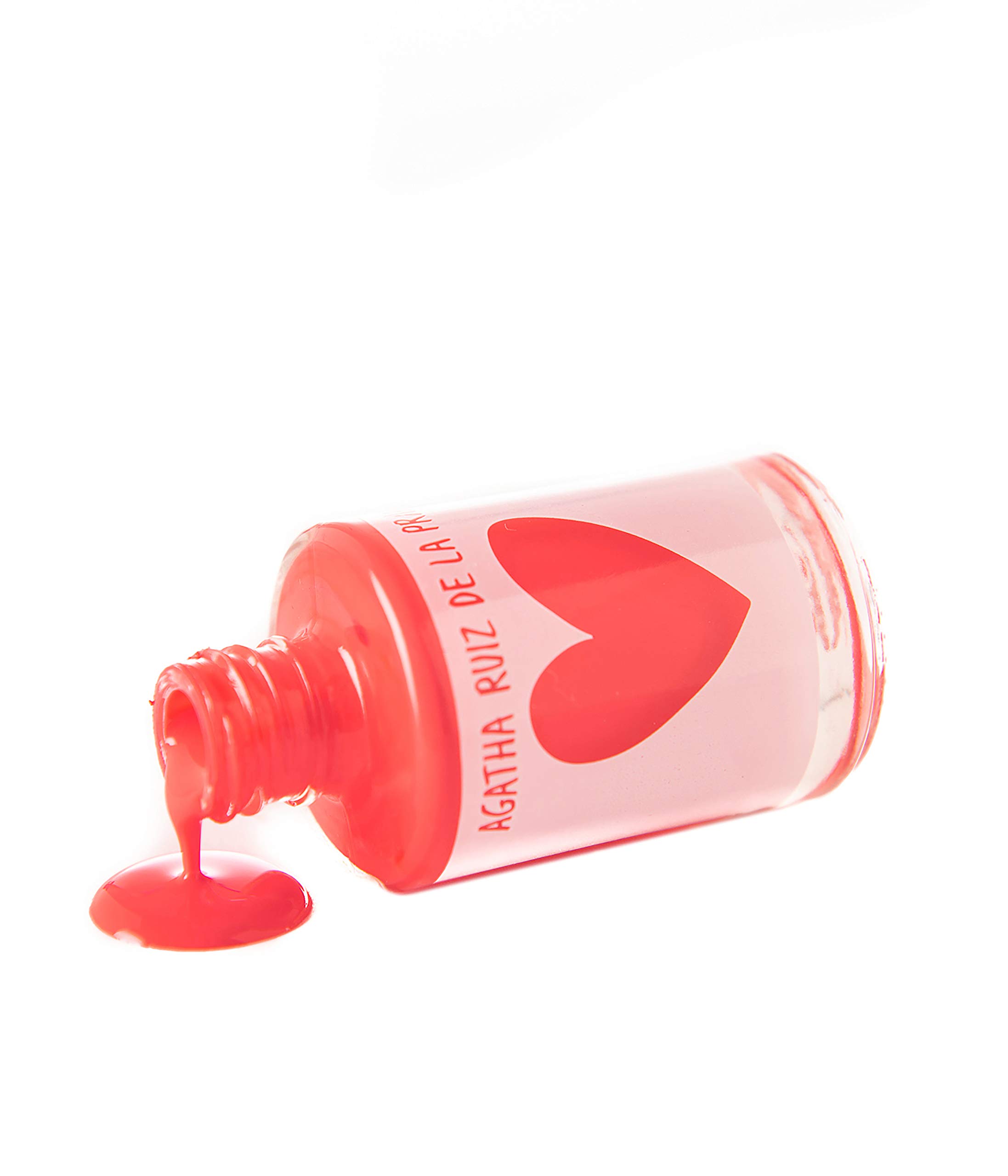 Agatha Ruiz de la Prada Vegan Nail Polish - Cruelty Free, Non-Toxic & Eco-Friendly Fast Drying Formula - Made in Italy - Orange Peach Shade - Perfect for Everyday Wear, Parties & Special Occasions
