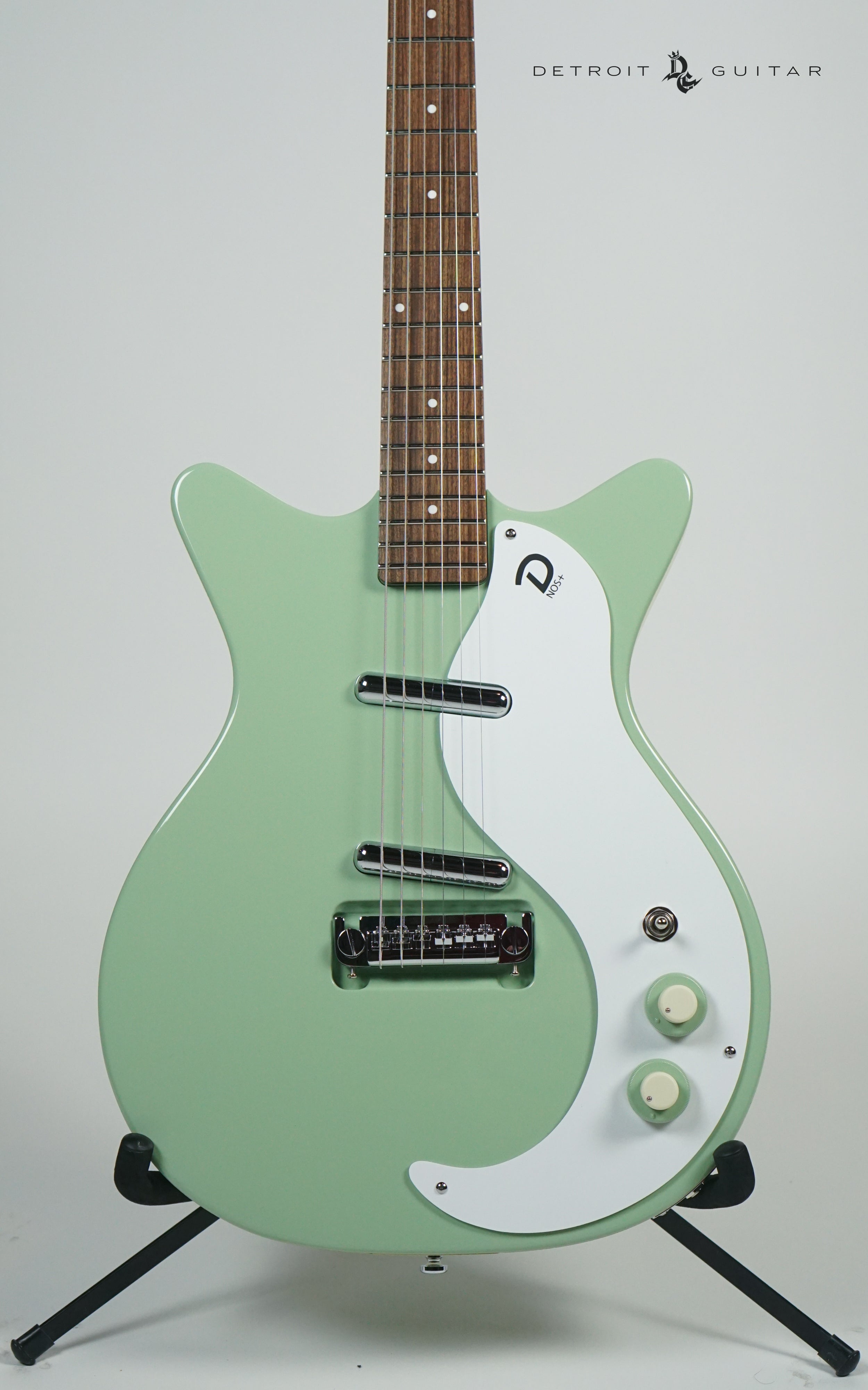 Vintage Danelectro '59 Mod Electric Guitar - New Old Stock in Keen Green | Perfect for Rock, Blues & Retro Music Performances