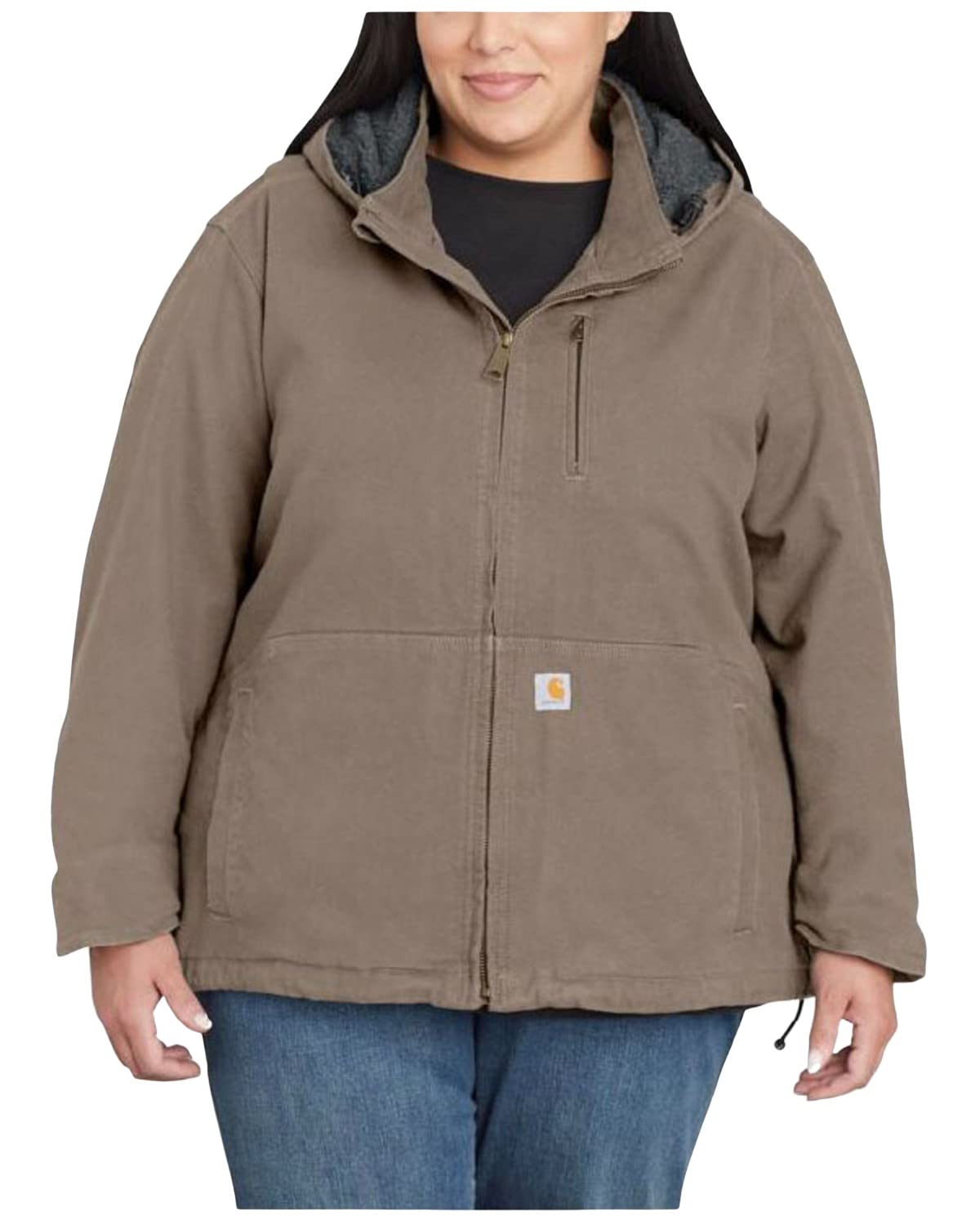 Carhartt Women's Full Swing Caldwell Jacket - Durable Workwear Jacket for Outdoor Activities (Regular & Plus Sizes) | Perfect for Construction, Hiking & Cold Weather Protection