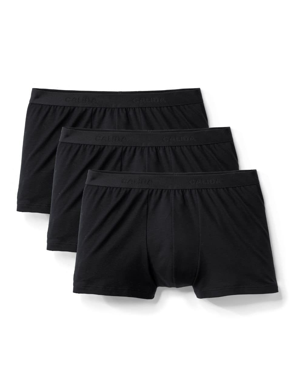 Calida Men's Natural Cotton Stretch Boxer Briefs - 3 Pack Soft Breathable Underwear for All-Day Comfort | Perfect for Workout, Lounge & Everyday Wear