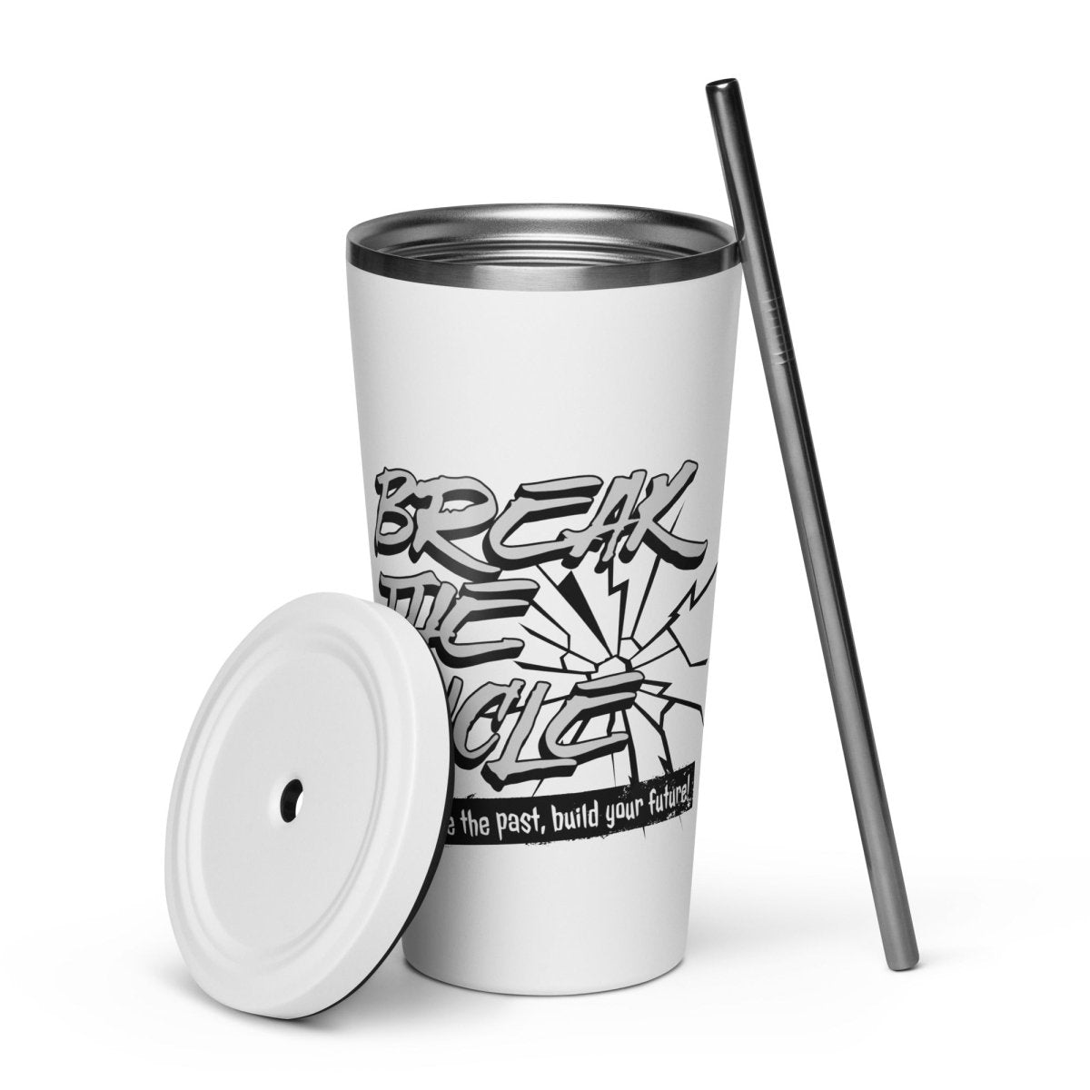 Insulated Tumbler with Straw - 20oz Leakproof Stainless Steel Travel Mug for Hot & Cold Drinks - Perfect for Office, Gym, Hiking and Outdoor Activities
