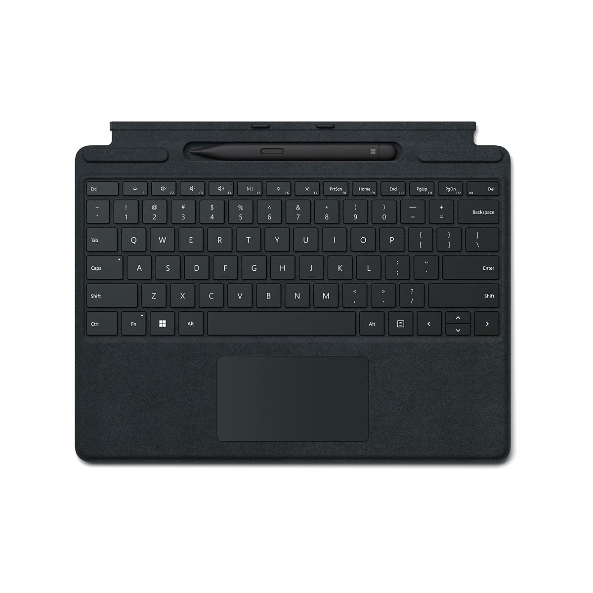 Microsoft Surface Pro Signature Keyboard with Slim Pen 2 - Black | Detachable Bluetooth Keyboard for Surface Pro 7/8/X | Premium Backlit Typing & Precision Stylus | Perfect for Business, Design & Remote Work