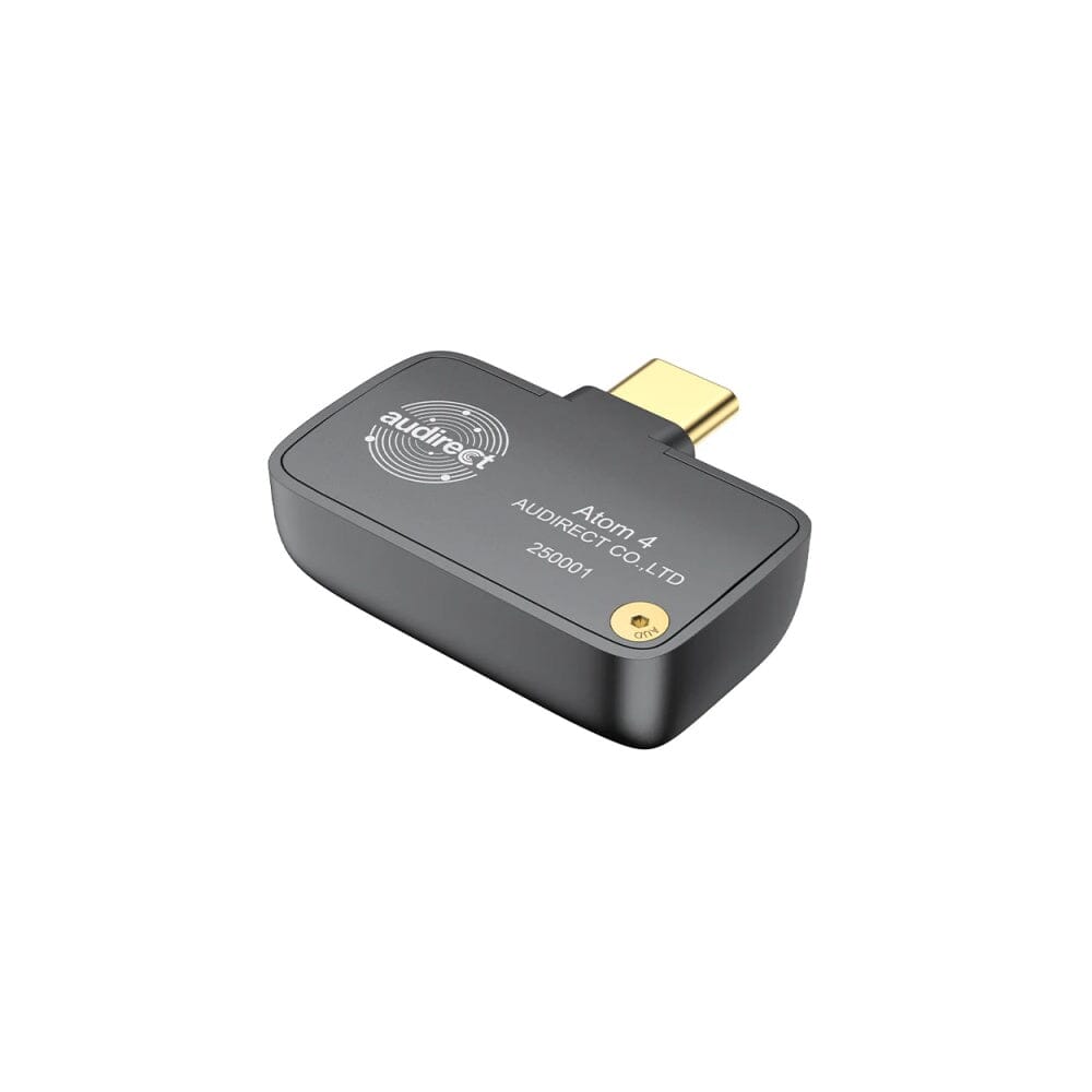 Audirect Atom4 ESS9281AC Pro Portable USB DAC & AMP - High-Resolution Audio Converter for Smartphones, Laptops - Perfect for Music Lovers, Gamers & Audiophiles