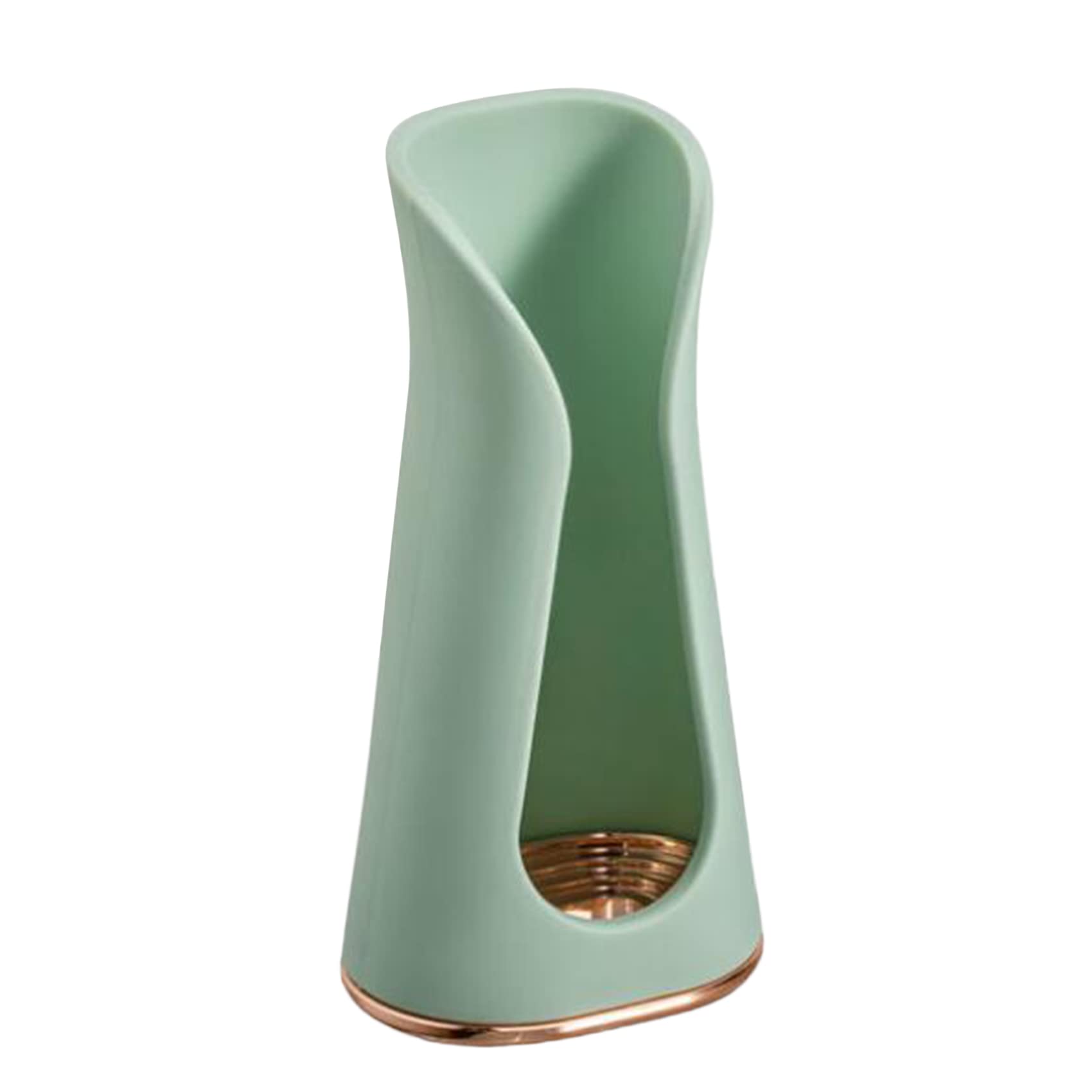 Guoshang Wall-Mounted Electric Toothbrush Holder - No Drill Silicone Base Stand for Oral Care, Toothbrush Organizer Storage Rack (Green) - Perfect for Bathroom Countertop Organization & Travel Essentials