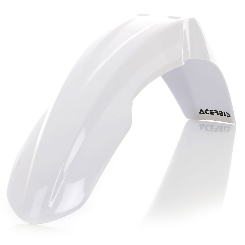 Acerbis White Front Fender for 2004-2009 Honda CR/CRF250/450 & 2004-2017 CRF250X/450X | Durable Replacement Motorcycle Part for Off-Road & Motocross Riding