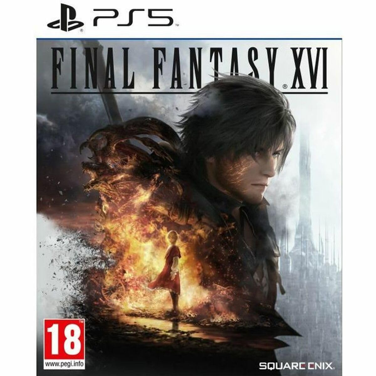 Final Fantasy XVI Standard Edition for PS5 - Epic Action RPG Adventure - Perfect for Fans & Collectors | Play at Home or Gift to Gamers