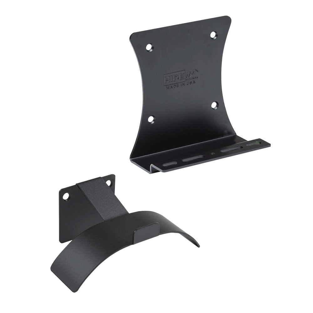 HIDEit PlayStation 5 Slim Wall Mount (Black) - Secure & Space-Saving PS5 Vertical Stand with Headset Holder - Perfect for Gaming Rooms & Small Spaces