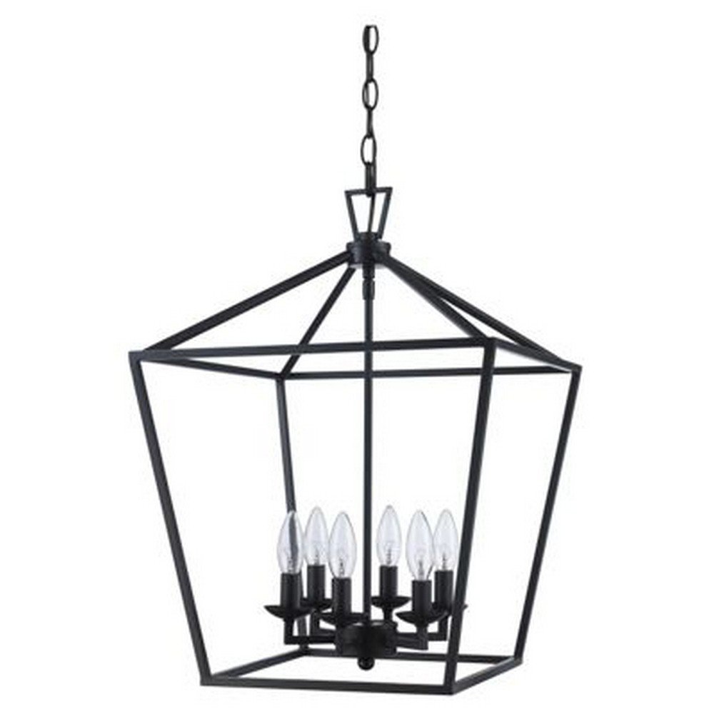 Trans Globe Lighting 10266 ROB Colonial Pendant Light Fixture - 16 Inch Rubbed Oil Bronze Finish - Perfect for Kitchen Island, Dining Room, or Foyer Lighting