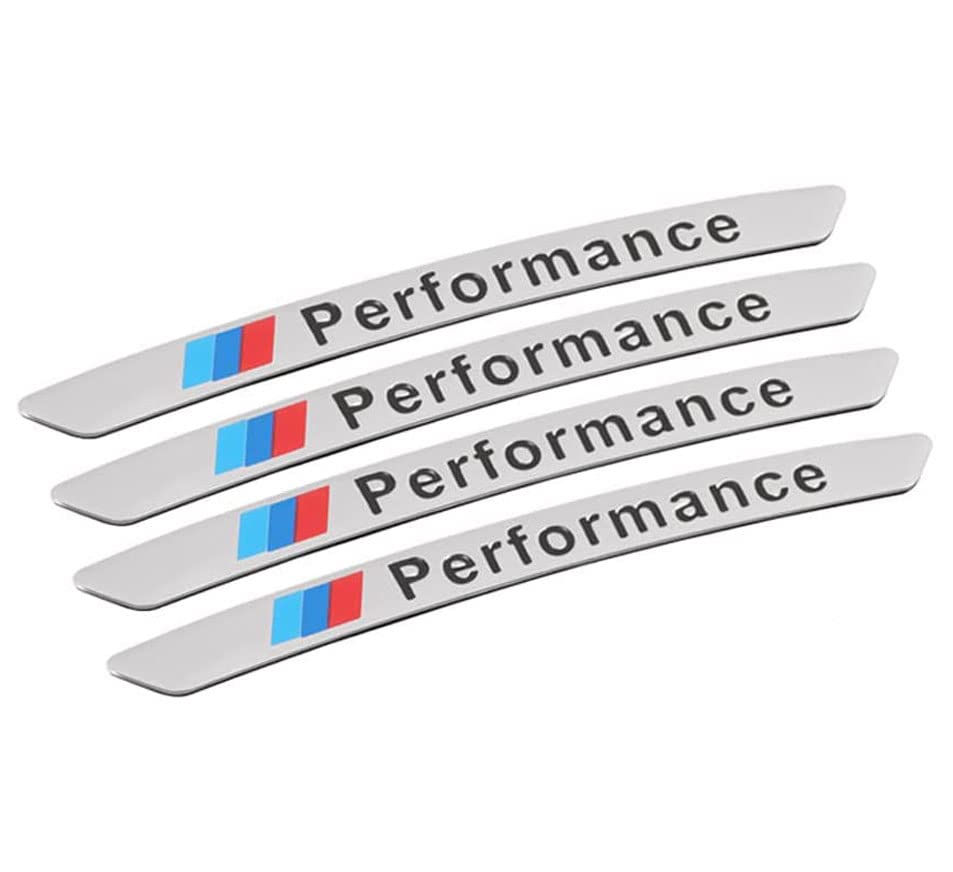 4PCS 3D Alloy Wheel Hub Stickers - Silver Car Logo Badge Decals for Rims, Durable Aluminum Alloy Auto Accessories for Cars, SUVs & Trucks - Enhance Your Vehicle's Style on Road Trips & Car Shows