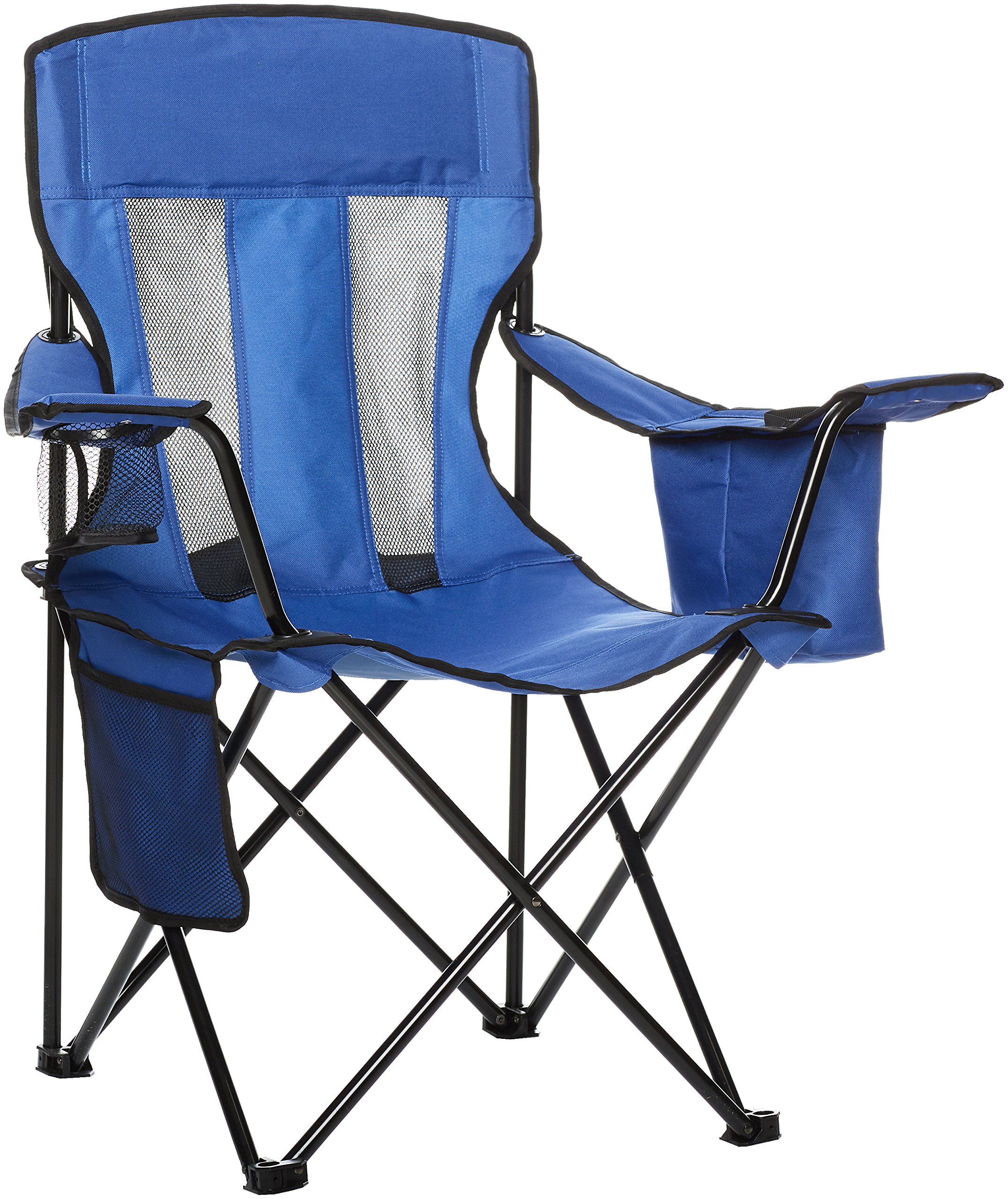 Amazon Basics Portable Folding Camping Chair - Lightweight, Durable & Comfortable for Outdoor Adventures, Beach, Picnics & Backyard Relaxation