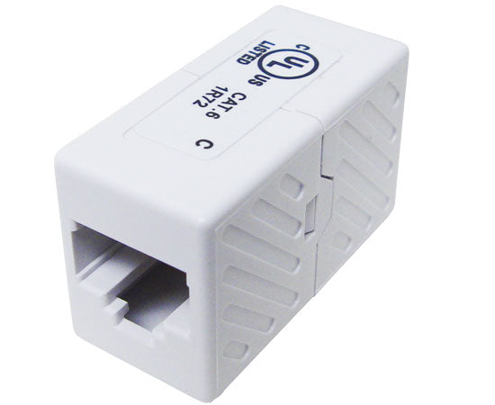 CAT6 RJ45 Slim Inline Coupler Extension - Unshielded Ethernet Coupler for High-Speed Network Connections - Perfect for Home Office, Gaming, and Server Room Setup