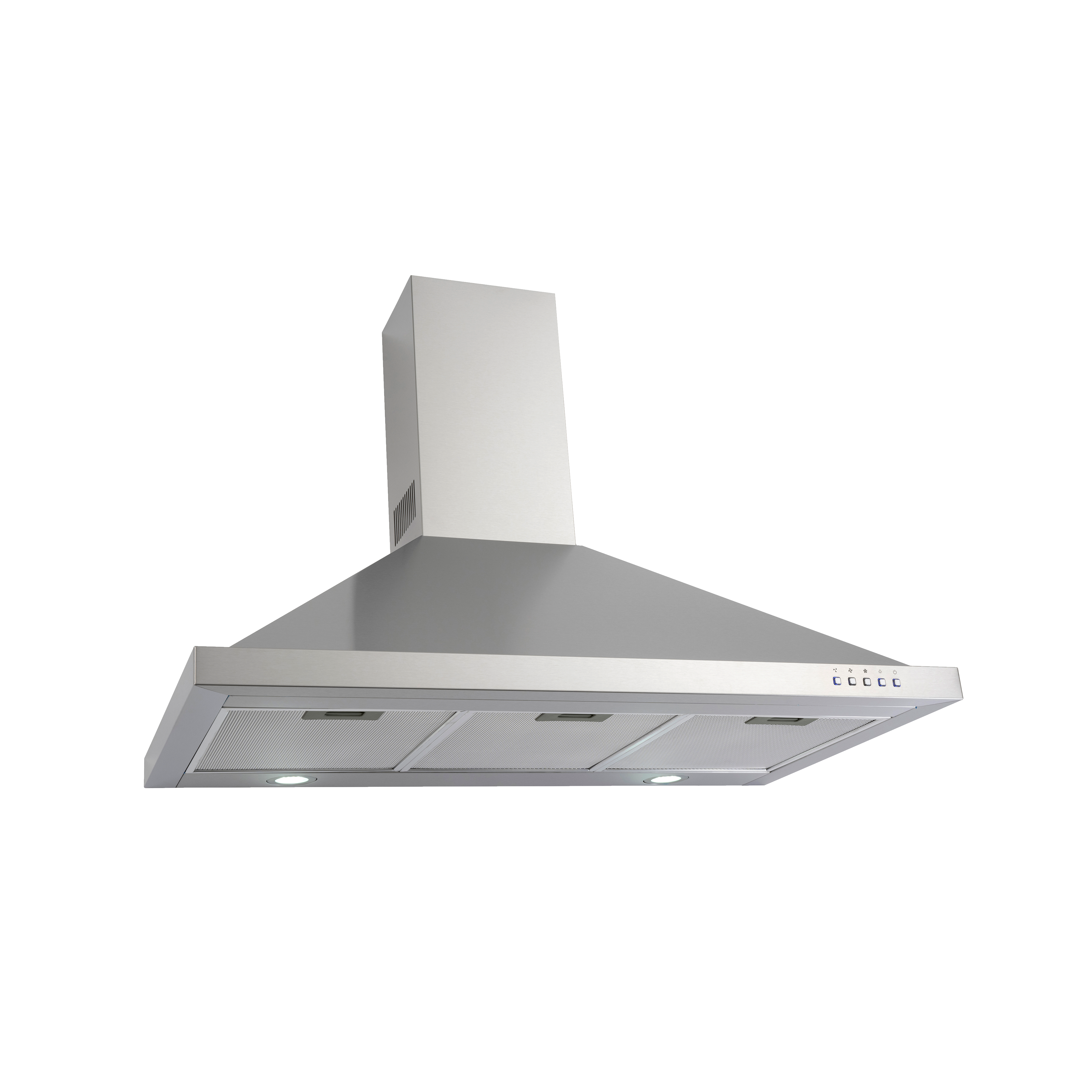 Euro Appliances EA90SX2 90cm Stainless Steel Canopy Range Hood - Powerful Kitchen Ventilation for Smoke & Odor Removal - Perfect for Home Cooking, Grilling & Frying