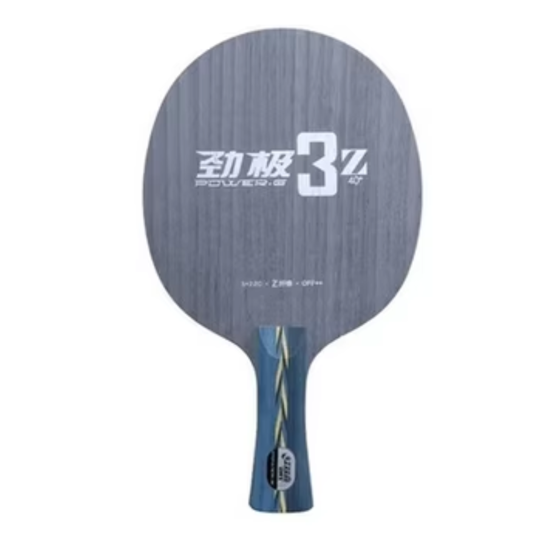 DHS Power G 3Z Shakehand Table Tennis Blade - Professional Ping Pong Racket for Competitive Players - Perfect for Tournament Play & Training Sessions