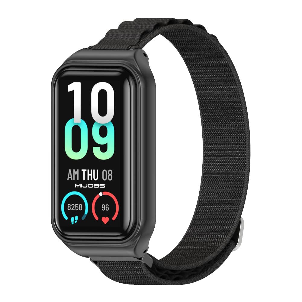 MIJOBS Nylon Replacement Watch Band for Amazfit 7 - Durable Smart Bracelet Strap Accessories | Perfect for Fitness, Running & Daily Wear
