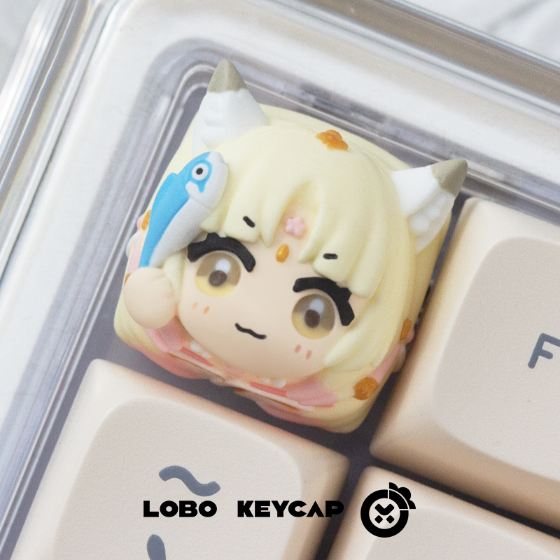 Naraka: Bladepoint Custom Resin Keycaps - Unique Keyboard Decorative Keycaps for Gaming & Mechanical Keyboard Enthusiasts