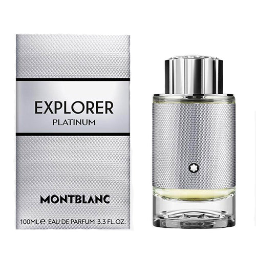 Mont Blanc Explorer Platinum 100ml Eau de Parfum for Men - Luxury Cologne with Woody Spicy Notes | Perfect for Date Night, Office & Special Occasions
