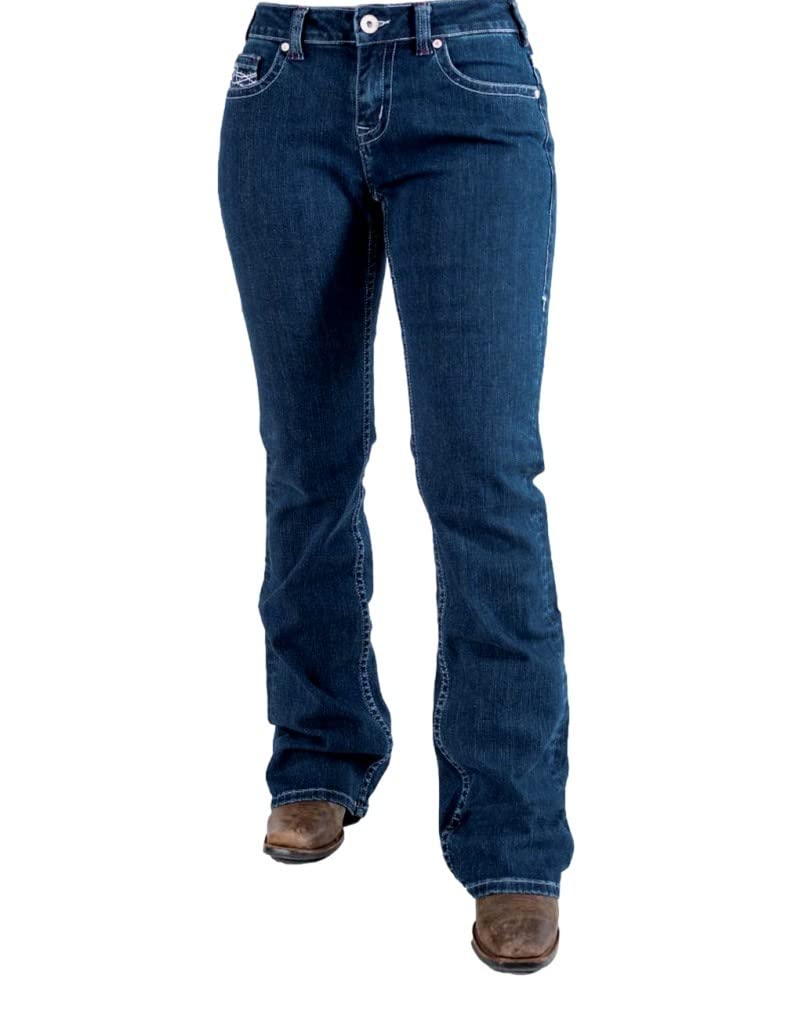Cowgirl Tuff Western Bootcut Jeans for Women - Freedom Style 32