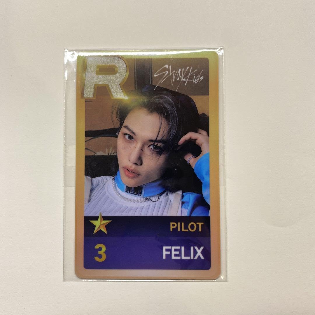 Stray Kids SKZ Superstar Felix Trading Card - K-Pop Collectible for Fans, Albums, and Merch Displays