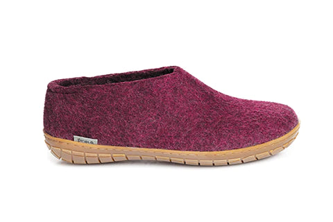 Glerups Wool Slippers with Rubber Sole - Cozy Indoor & Outdoor House Shoes for Men and Women - Perfect for Home, Office, and Relaxation
