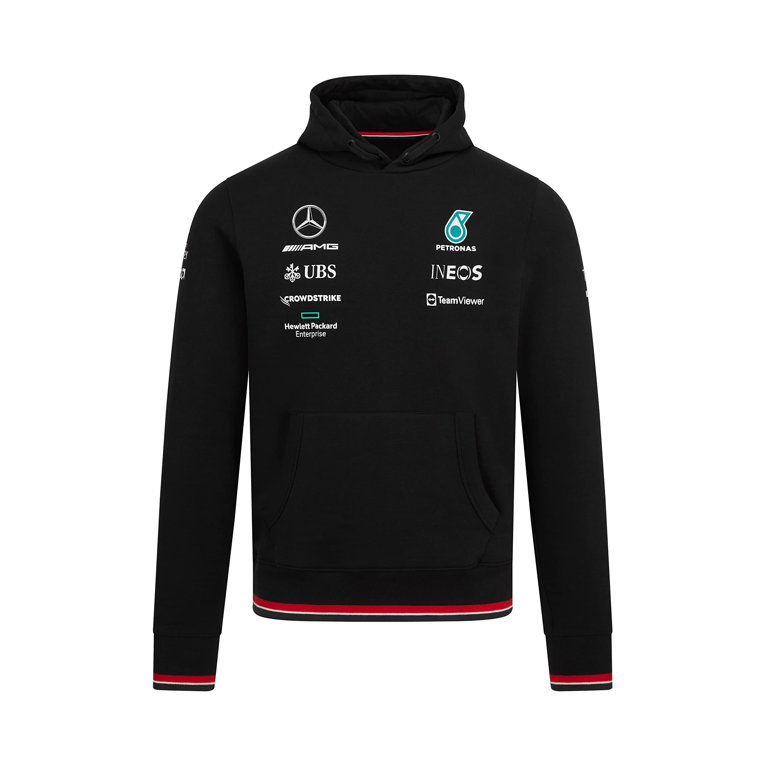 Mercedes AMG Petronas F1 Team 2022 Official Hoodie - Men's Formula 1 Racing Apparel - Perfect for Race Day & Fan Events