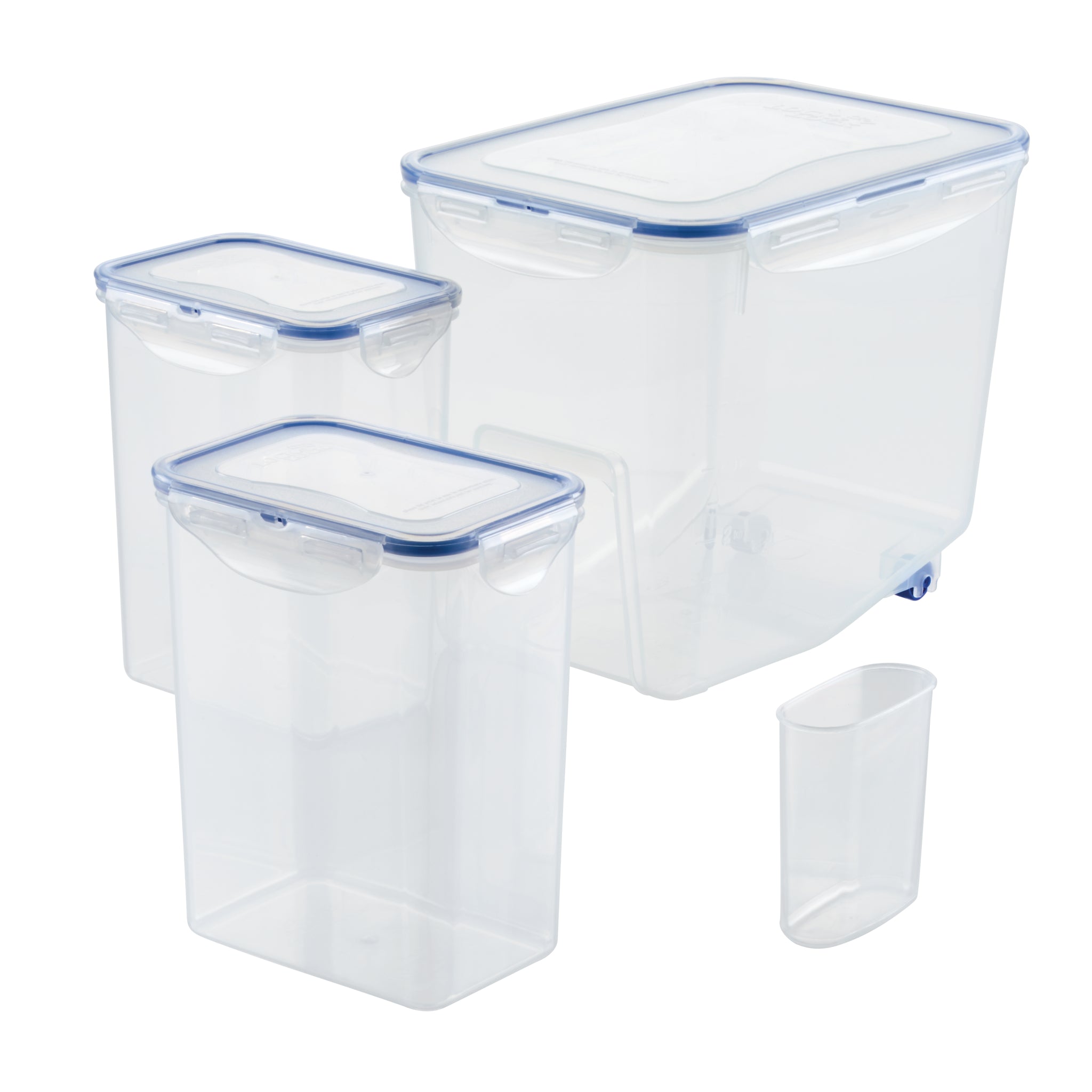Easy Essentials 7-Piece Pantry Storage Container Set - Airtight Food Storage for Flour, Sugar, Pasta & More | Perfect for Kitchen Organization & Bulk Food Storage