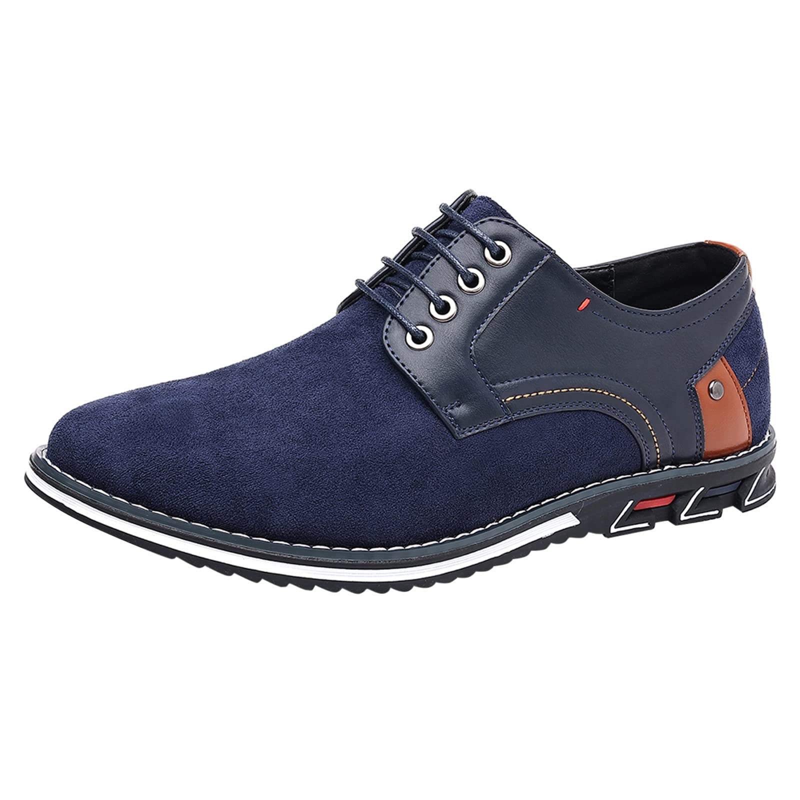 Premium Black Leather Men's Dress Shoes - Fashionable Non-Slip & Breathable Formal Shoes for Business, Wedding & Office Wear
