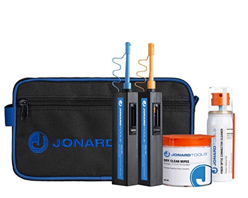 Jonard Tools TK-182 高效光纤连接器清洁套件 - 适用于数据中心、电信网络及家庭宽带维护