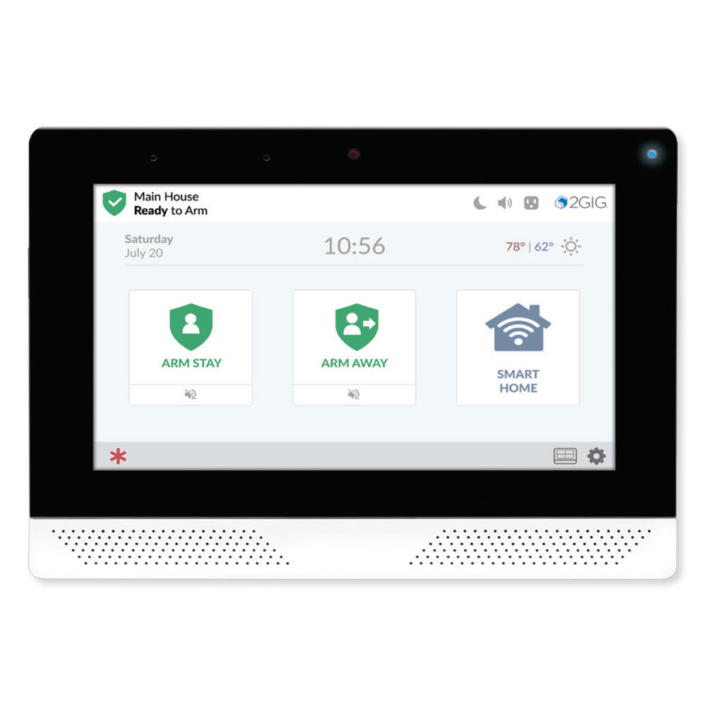 2GIG EDG NA VA Edge AT&T Security Panel with 7